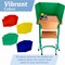 4E's Novelty Plastic Desk Dividers for Students - Pack of 20 - Bulk Colored Desk Privacy Panel - Plastic Classroom Dividers, Testing Dividers for Classrooms, Easy-to-Clean Durable, with Labels